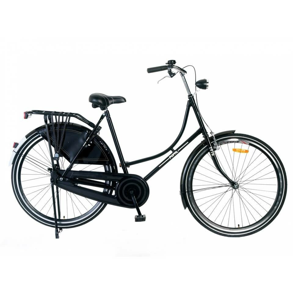 Popal Omafiets 28 Inch 57 cm Dames Terugtraprem Zwart