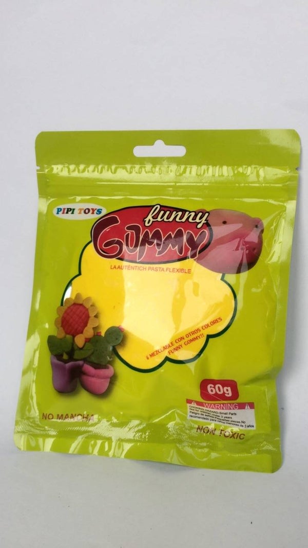 funny gummy donker geel