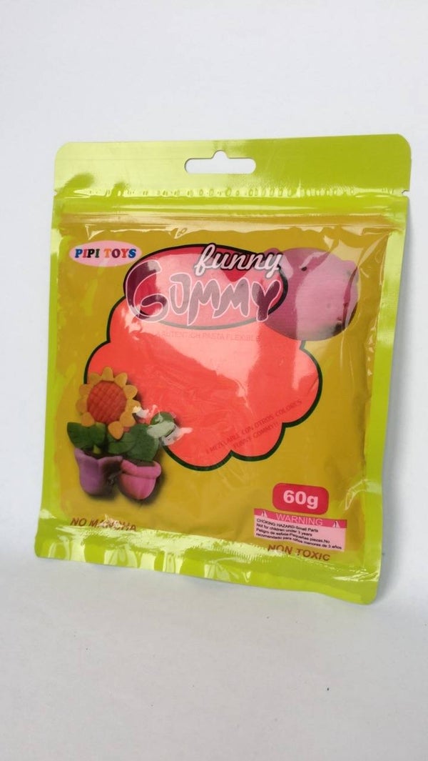 funny gummy oranje/rood