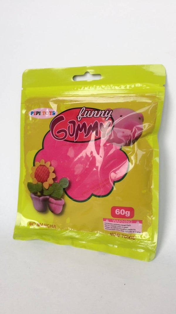 funny gummy donkerroze