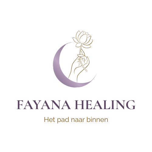 Fayana Healing logo - Mindfulness, Spiritualitiet, Reiki, zelfliefde, lotus, maan