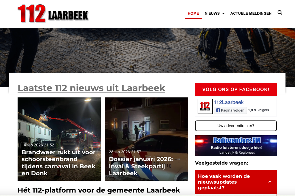 112Laarbeek.nl - Het hyperlokale 112 platform voor Laarbeek