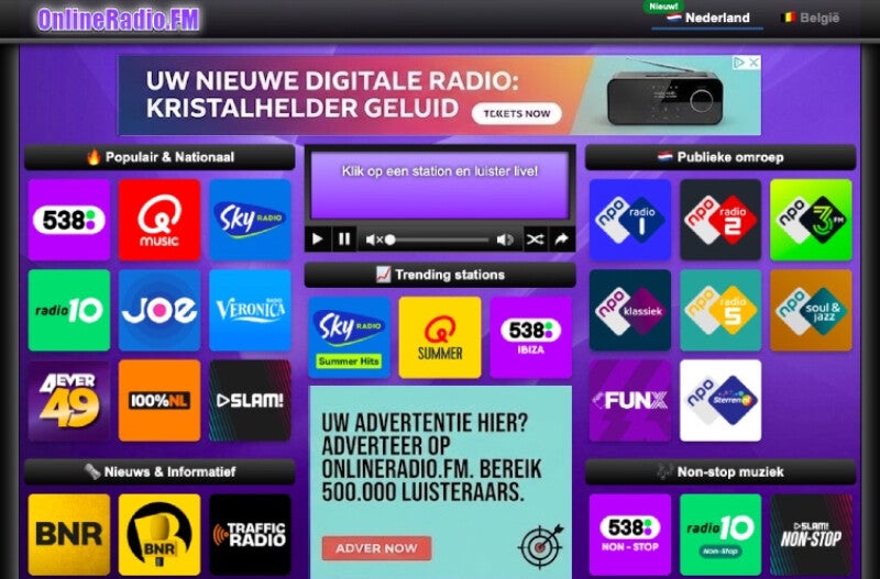 OnlineRadio.FM - Jouw vibe, jouw station!
