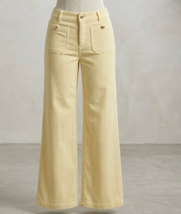 Jeans Jaune pastel