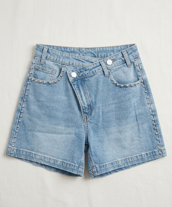 Short en jeans