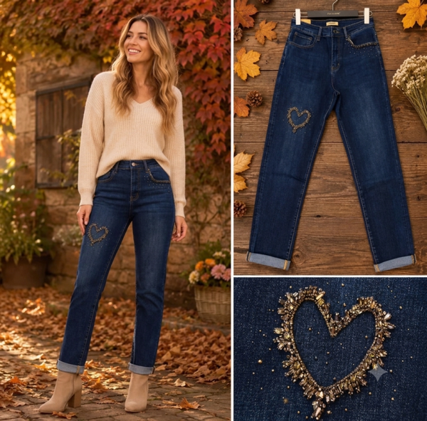 Jeans cœur
