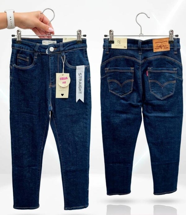 Jeans bleu brut