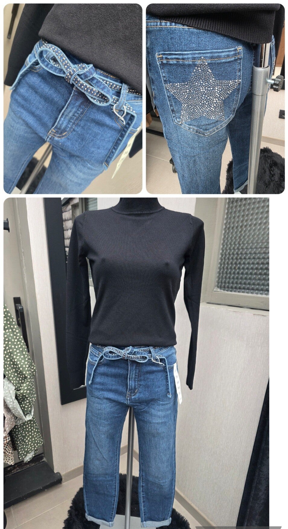 Jeans MOM etoile
