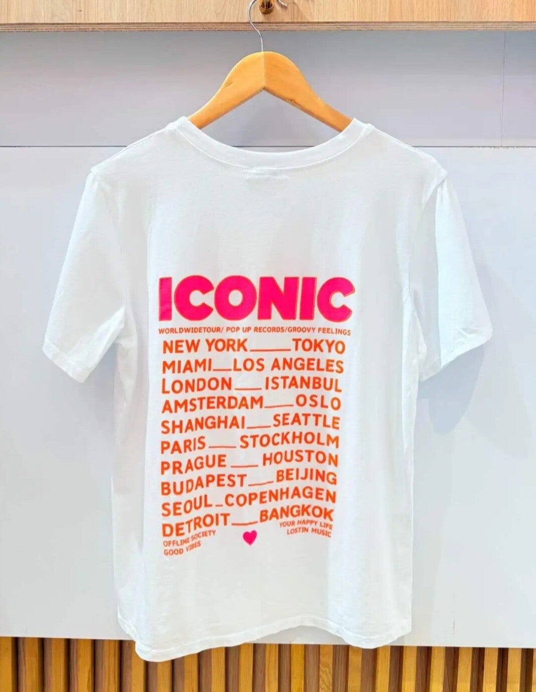 T-shirt iconic blanc