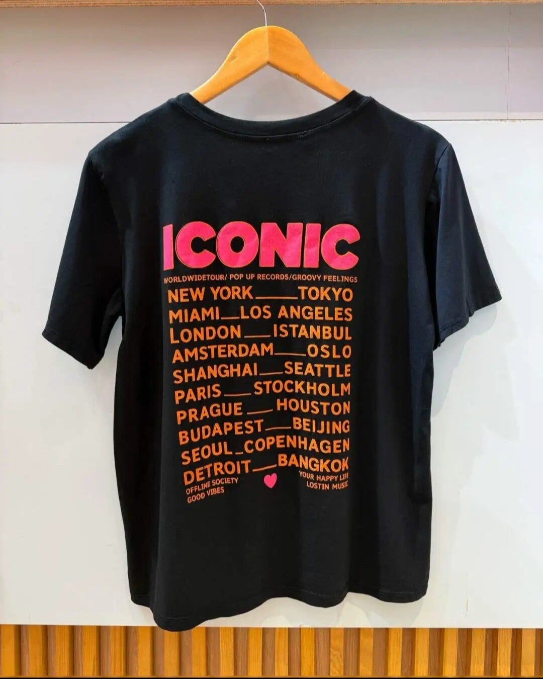 T-shirt iconic noir