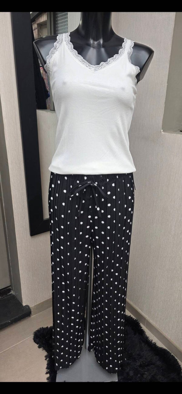 Pantalon plissé fluide