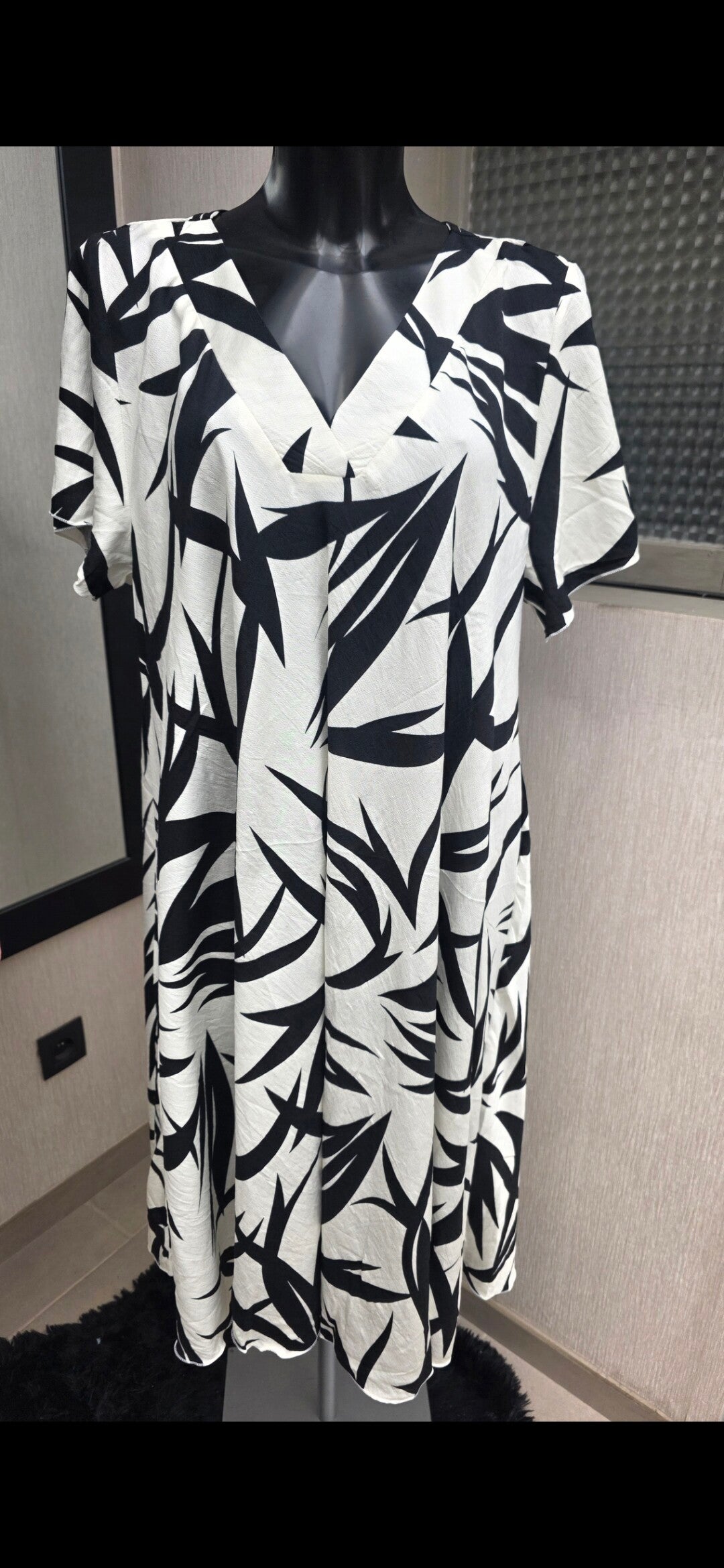 Robe noir/blanc