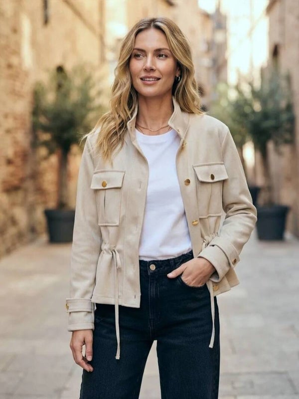 Veste en suédine
