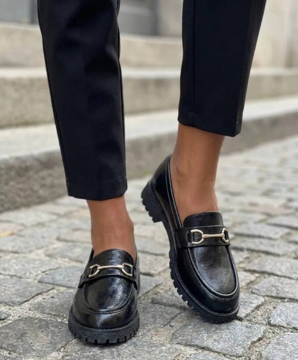 Moccasins noir