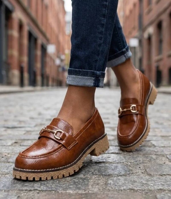 Mocassin camel