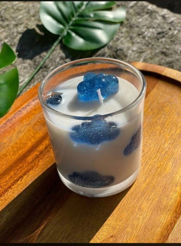 Velas aromáticas en vaso