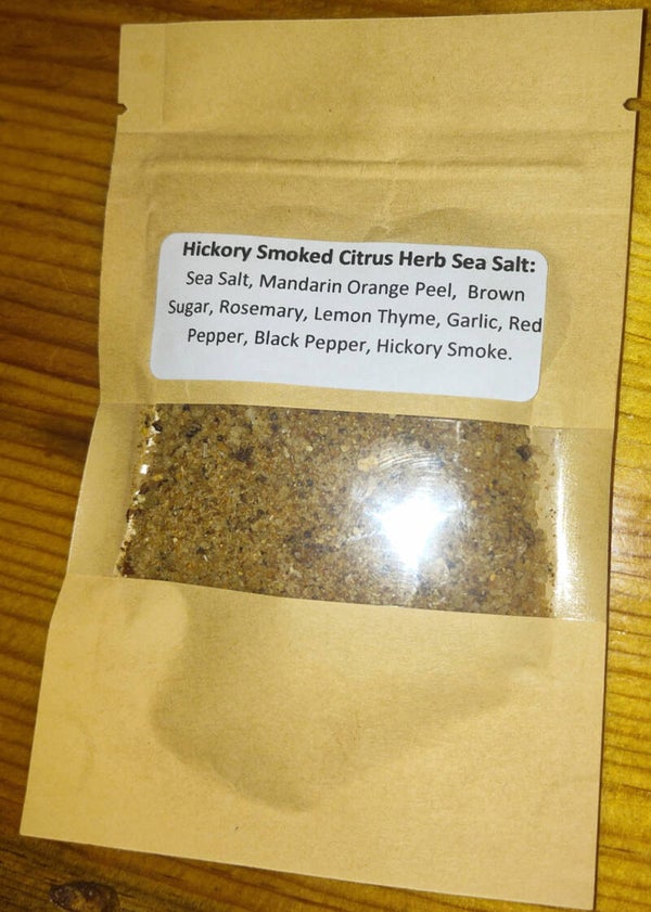 Hickory Citrus Herb Smoked Sea Salt