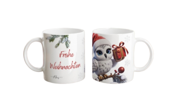 Tasse - Weihnachtseule