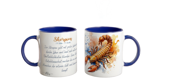 Tasse - Sternzeichen Skorpion