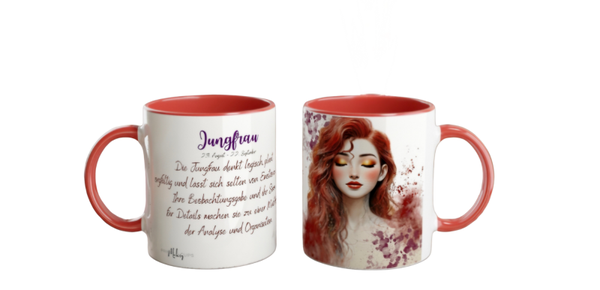 Tasse - Sternzeichen Jungfrau
