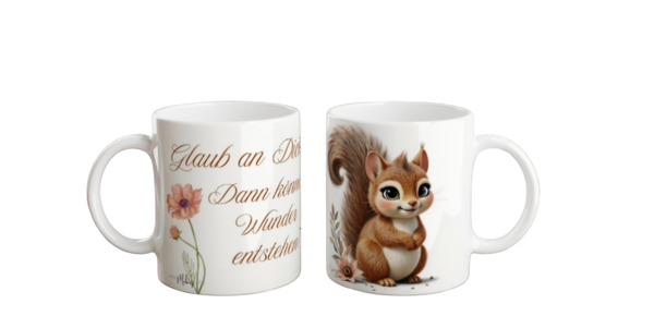 Tasse - "Glaub an dich"