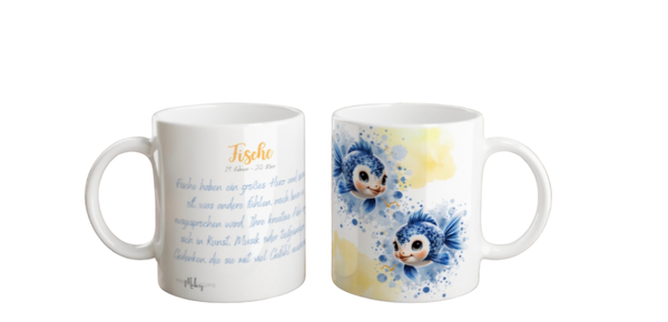Tasse - Sternzeichen Fische