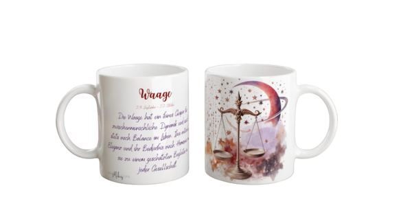 Tasse - Sternzeichen Waage