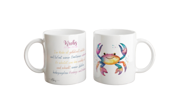 Tasse - Sternzeichen Krebs