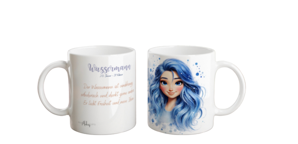 Tasse - Sternzeichen Wassermann