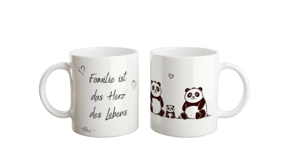 Tasse - Panda Family