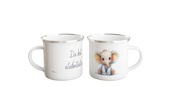 Emaille - Elefant
