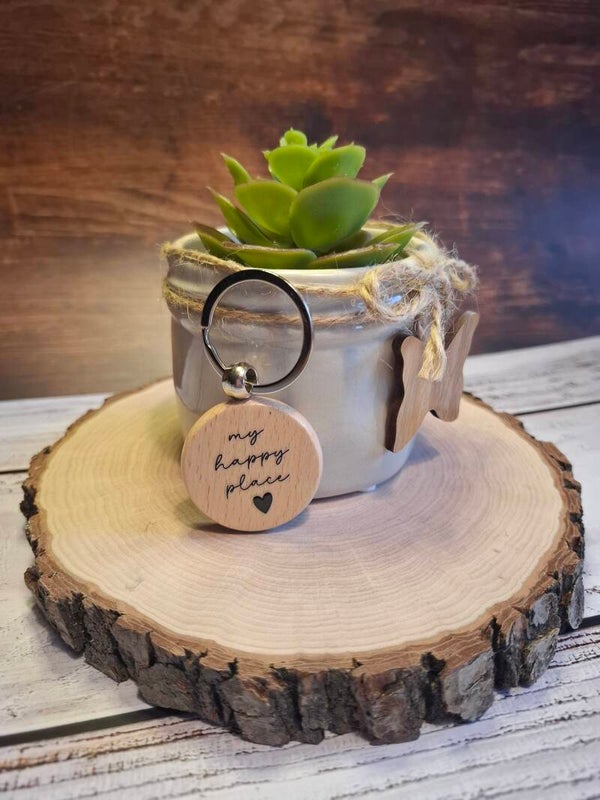 Schlüsselanhänger - my happy place