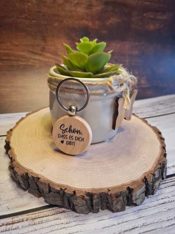 Schlüsselanhänger - Schön, dass es dich gibt!