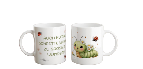 Tasse - kleine Raupe