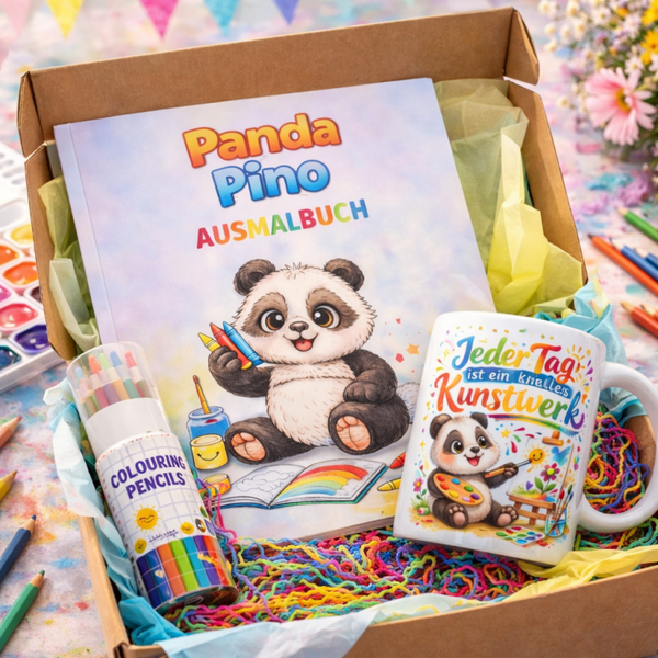 Panda Pino - Ausmalbox