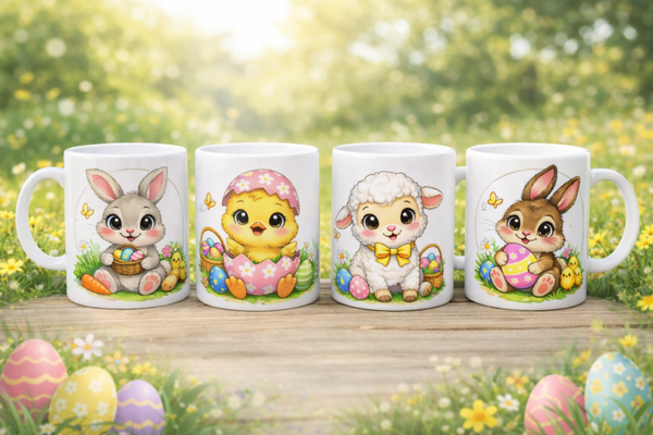 Ostertassen 4-er Set