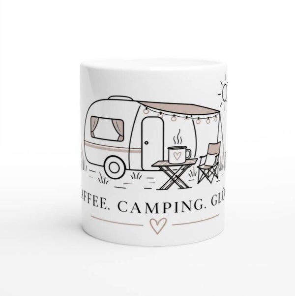 Campertasse - kaffee.camping.glück.