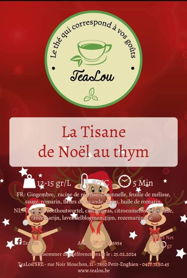 La Tisane de Noël au thym