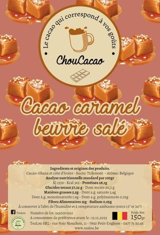 Cacao caramel beurre salé