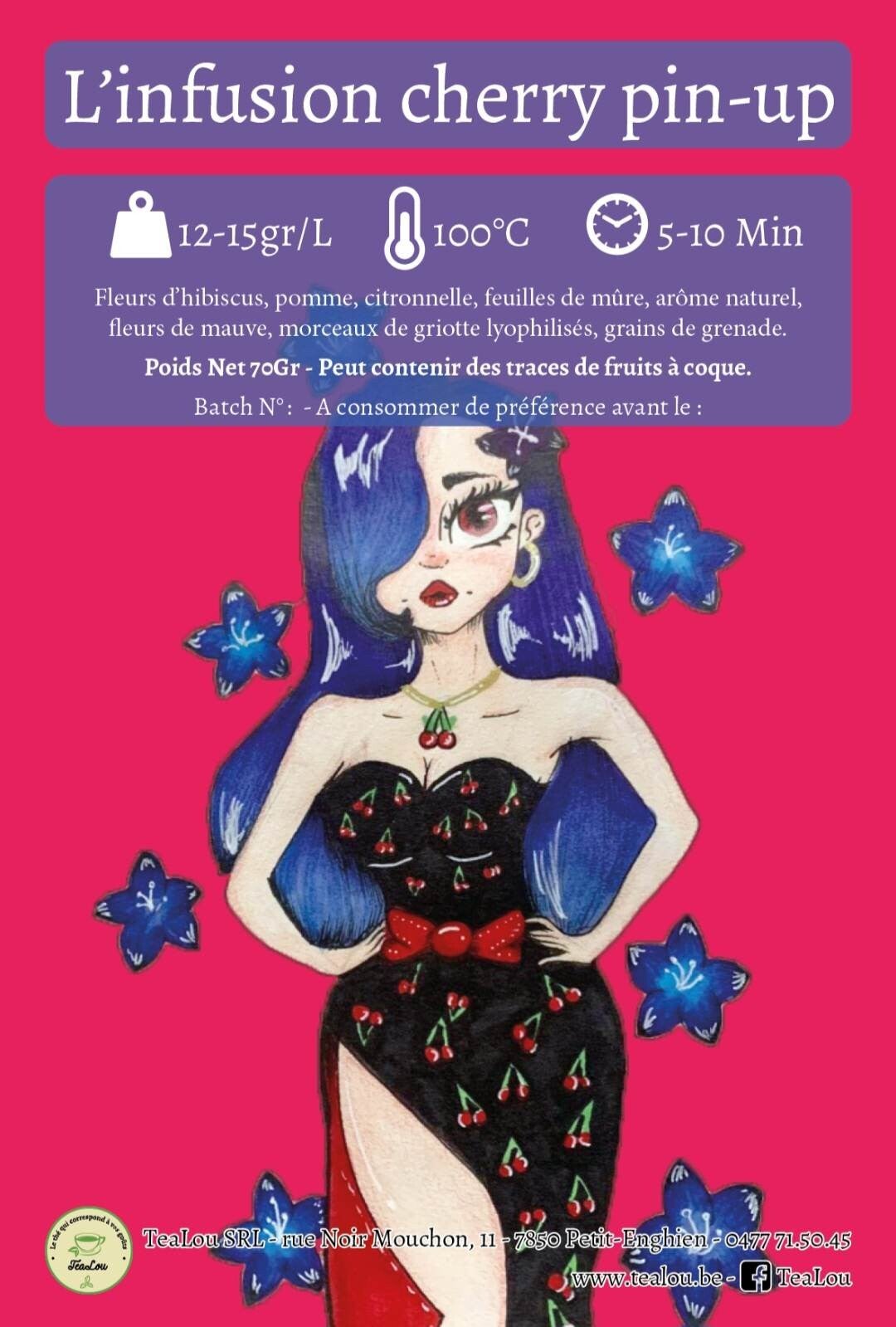 Infusion cherry pin-up