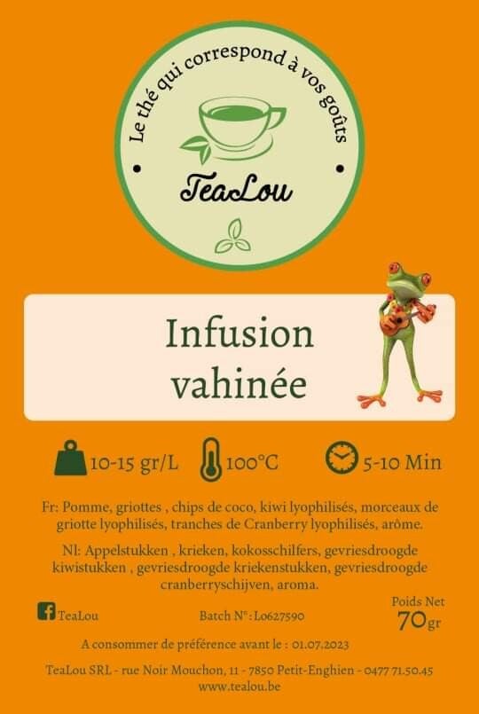 Infusion vahinée