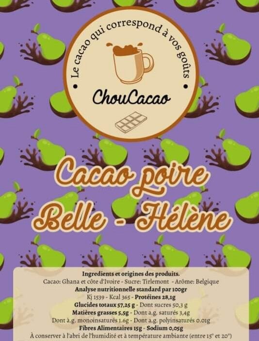 Cacao poire Belle-Helène 🍐