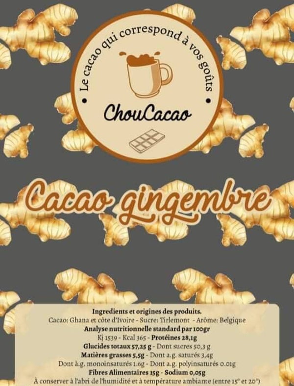 Cacao gingembre