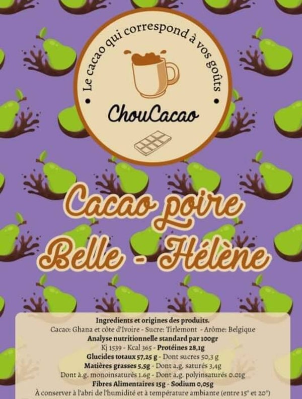 Cacao poire Belle-Helène 🍐