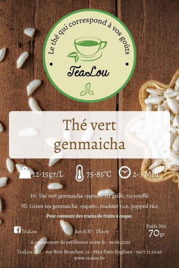 Thé vert genmaicha