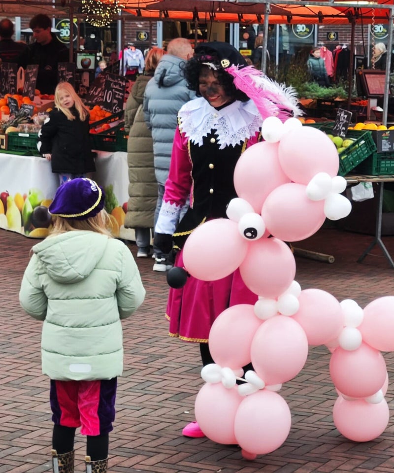 Ballonnen Piet tijdens een evenement