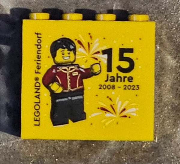 Legoland Sammelstein zum 15jährigen Jubiläum des Feriendorfes