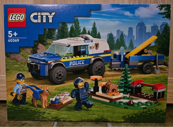 Lego City 60369 Mobiles Polizeihunde- Training