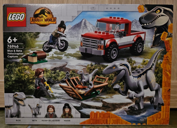 Lego Jurassic World 76946 Blue & Beta in der Velociraptor- Falle