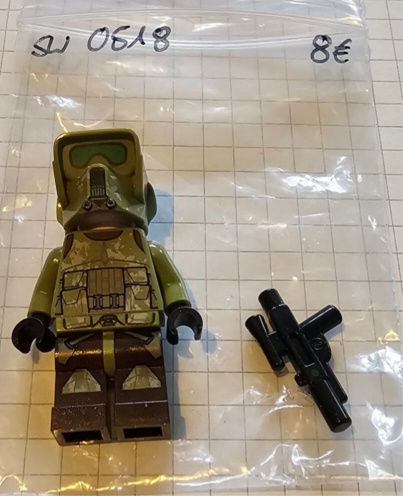Lego Star Wars 0518 Clone Scout Trooper, 41st Elite Corps (Phase 2) - Kashyyyk Camouflage